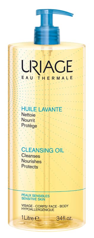 Uriage Eau Thermale Olio Detergente Lavante Viso e Corpo 1 l