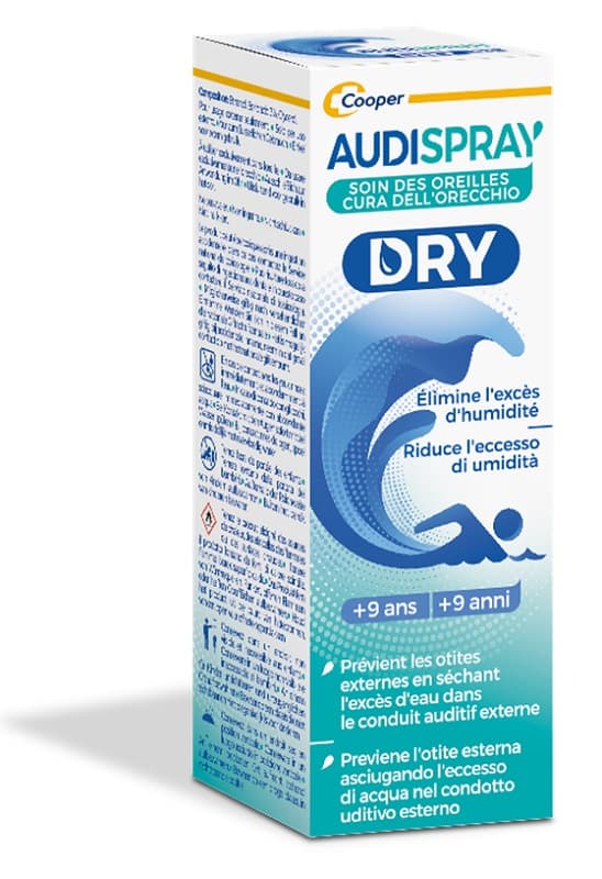 Audispray Dry Riduce l'umidità in eccesso dalle orecchie 30 ml