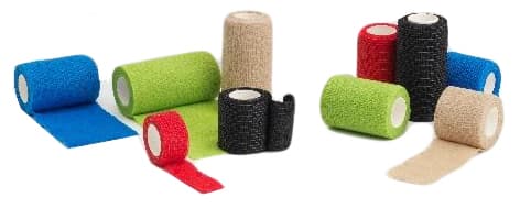 Farmaban Cpk Sport 10 cm x 4,5 m Beige Bende Elastiche di Sostegno Coesive in Tnt Dispenser Box 15 Pezzi