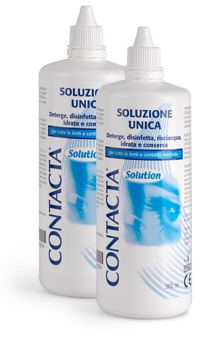 Contacta Soluzione unica per lenti a contatto 2 x 360 ml