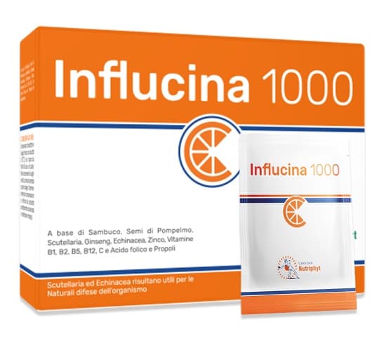 Influcina 1000 Integratore Difese Immunitario 14 bustine