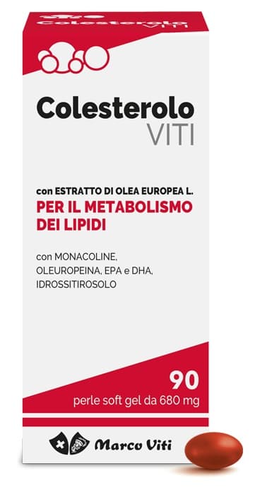 Colesterolo Viti Integratore per il Metabolismo dei Lipidi 90 perle