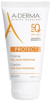A-Derma Protect Crema Solare Senza Profumo SPF 50+ da 40 ml