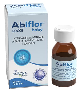 Abiflor Baby Gocce Integratore Fermenti Lattici Probiotici 5 ml