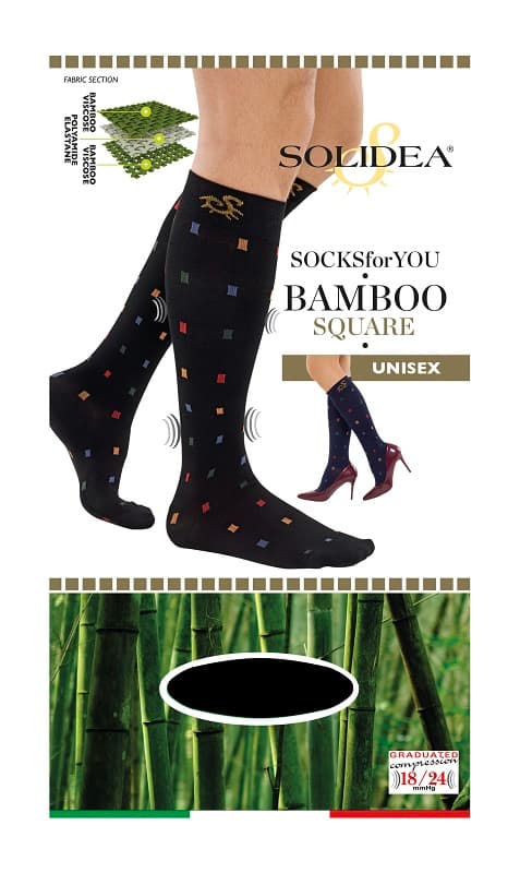 SOCKS FY Bamboo Square Nero5XX