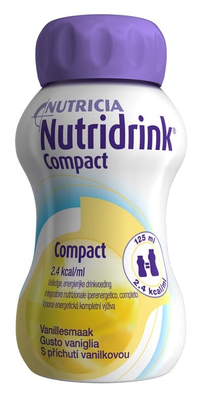 Nutricia Nutridrink Compact Integratore Alimentare Gusto Vaniglia 4X125Ml