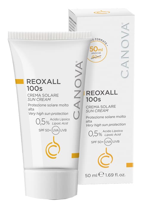 Canova Reoxall 100S Crema Protezione Solare Molto Alta 50 ml