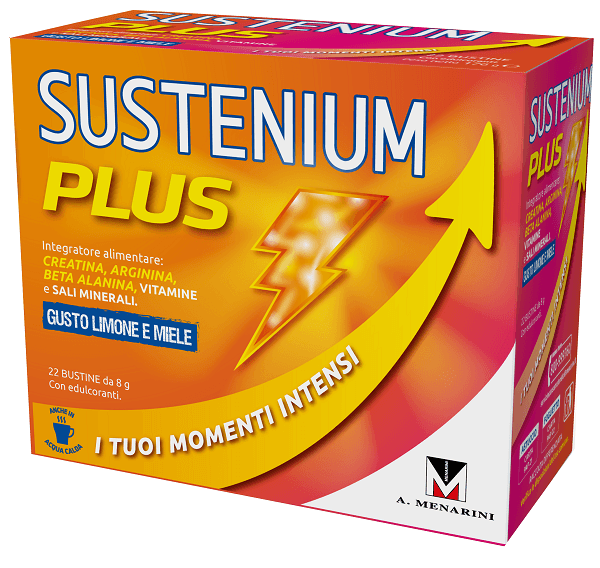 Sustenium Plus Limone E Miele Integratore Energizzante 22 Bustine