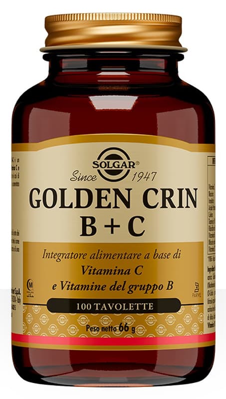 Solgar Golden Crin B+C Integratore stanchezza 100 tavolette