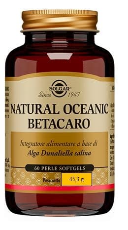 Solgar Natural Oceanic Betacaro Per Il Benessere Della Pelle 60 Perle Softgels