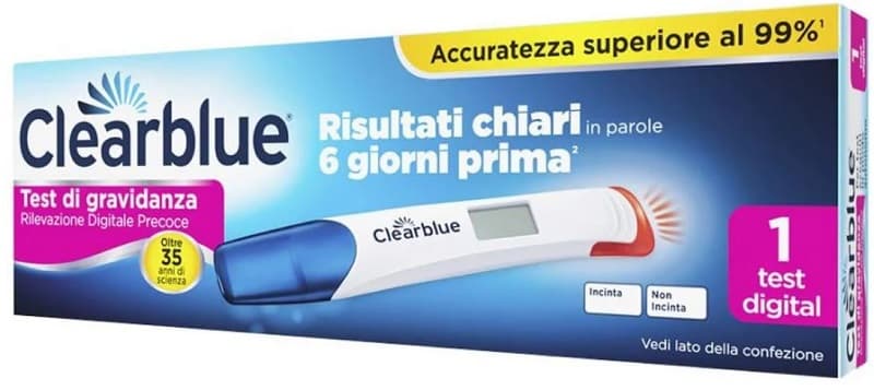 Clearblue Test Gravidanza Digitale Precoce 1 Pezzo