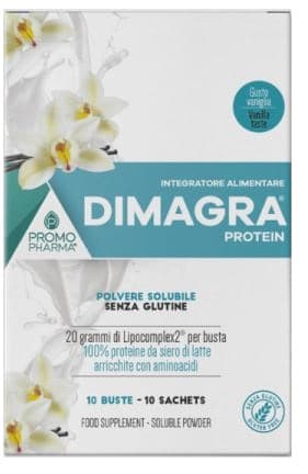 Dimagra Protein Integratore Gusto Neutro 10 Bustine