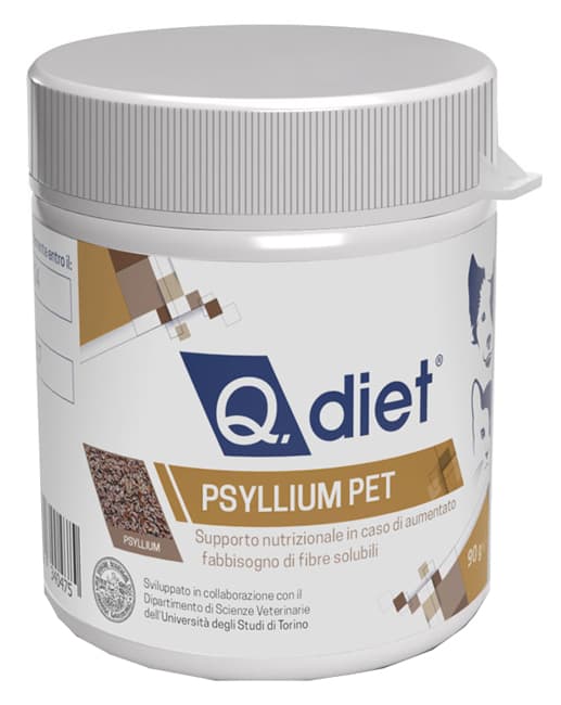 Q Diet Psyllium Pet Polv.90g