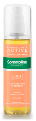 Somatoline Active Olio Secco Spray Rimodellante Post Sport 125ml