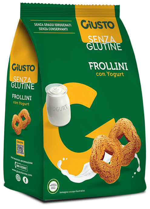 Giusto S/g Frollini Yogurt 250g