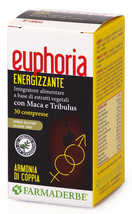 Farmaderbe Euphoria Integratore Energizzante 30 Compresse