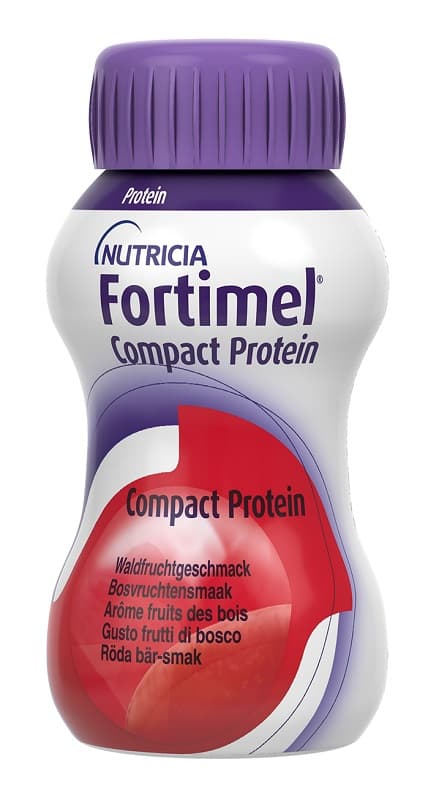 Nutricia Fortimel Compact Protein Integratore Alimentare Gusto Frutti Di Bosco 4X125Ml