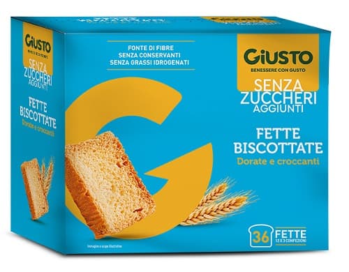 Giusto S/z Fette Biscottate 300g