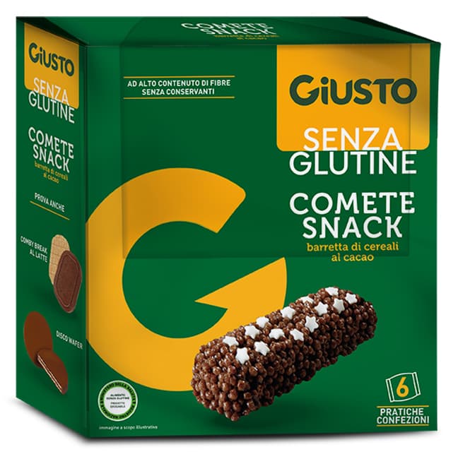 Giusto S/g Comete Snack*120g