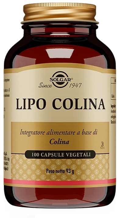 Lipo Colina 100 Cps 100mg Solgar