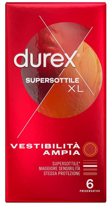 Durex Supersottile XL 6 Pezzi