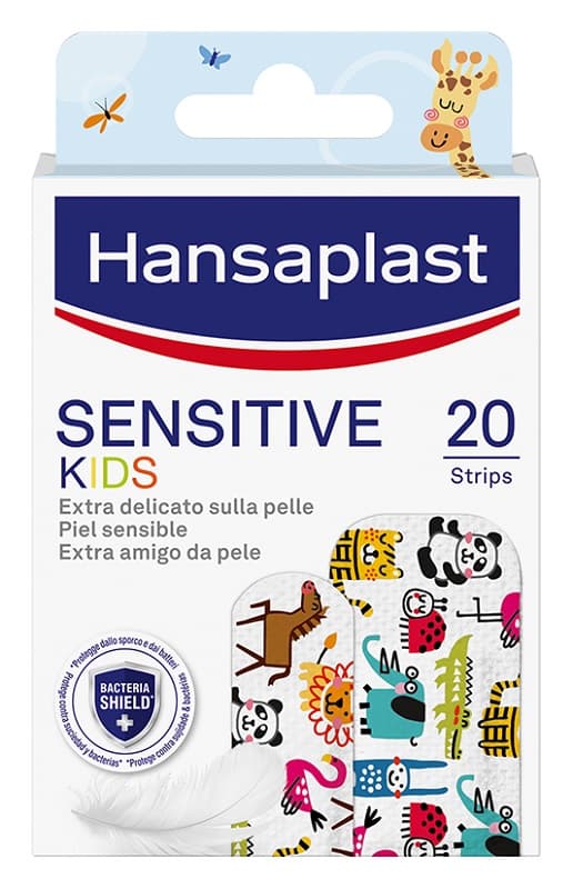 Cerotto Hansaplast Sensitive Kids 20 Pezzi Assortiti