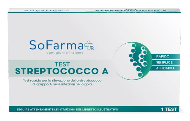 Test Rapido Autodiagnostico Streptococco a Sofarmapiu'