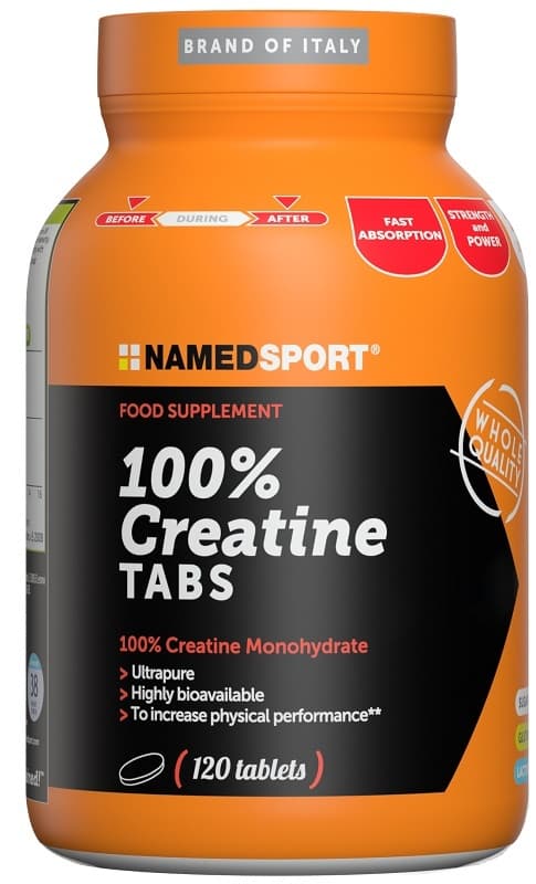 Creatina 100% Tabs 120cpr Named