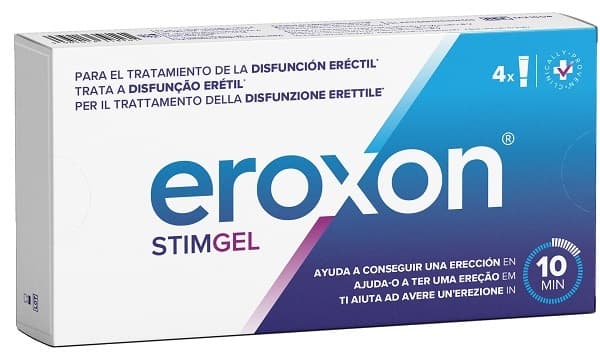 Eroxon 4 Tubi Gel Uso Locale per Problemi di Erezione 4 tubetti da 0,3ml