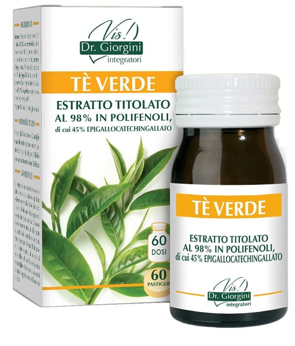 Te Verde Estratto Titolato 30 g 60 Pastiglie