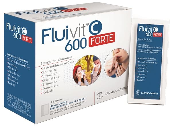 Fluivit c 600 Forte 14 Bustine