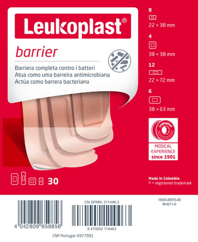 Leukoplast Professional Barrier 30 Cerotti Assortiti