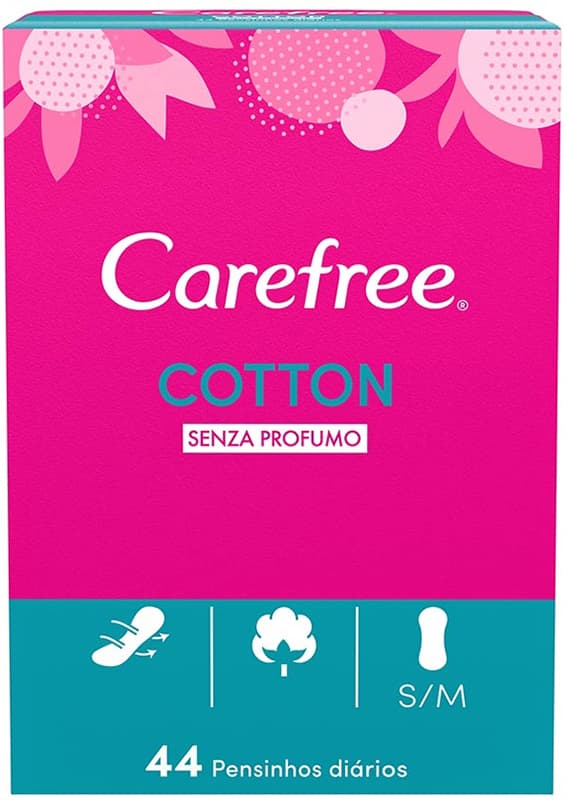 Carefree Cotton Salvaslip 44 Pezzi