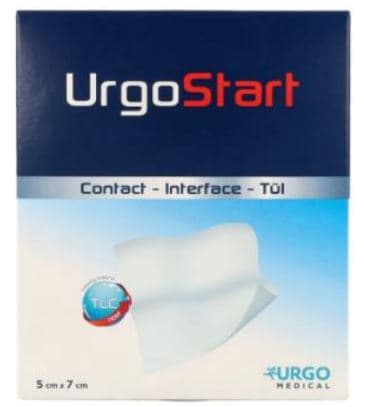 Medicazione Non Aderente Urgostart Contact 5x7cm 3 Pezzi