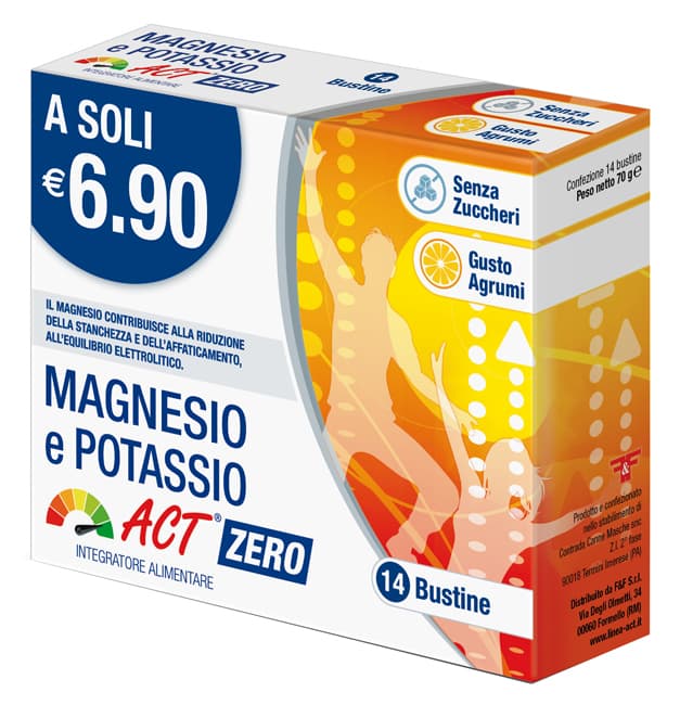 Magnesio Potassio Act Zero 14 Buste