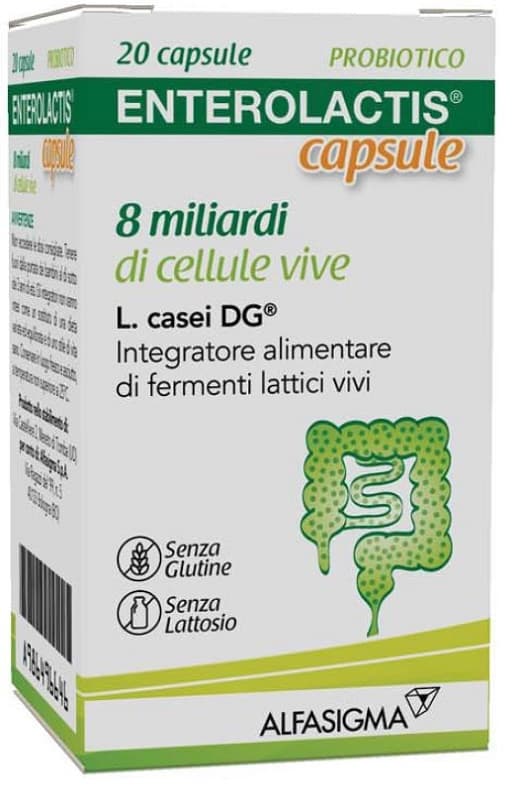 Enterolactis 8 Miliardi di Cellule Vive 20 Capsule