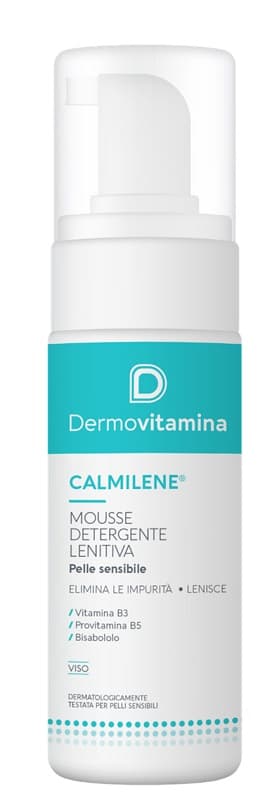 Dermovitamina Calmilene Mousse Detergente Lenitiva per il Viso 150ml