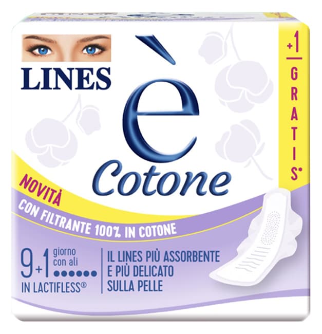 Lines E'cotone Ali 9+1pz