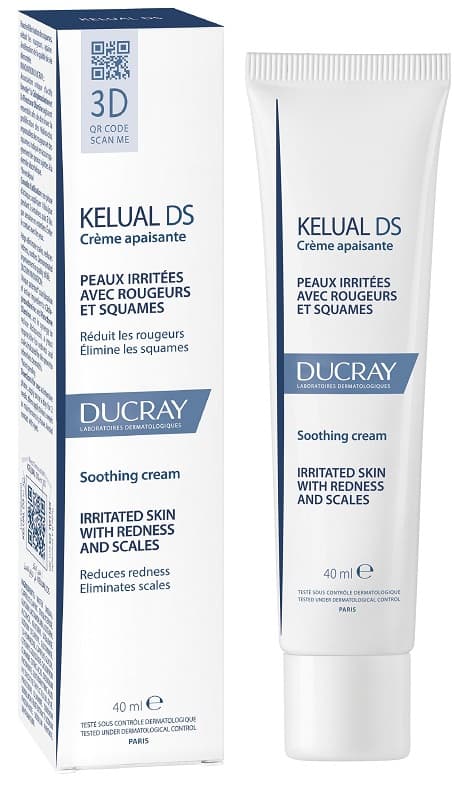 Ducray Kelual DS Crema Lenitiva utile per Dermatite Seborroica 40 ml