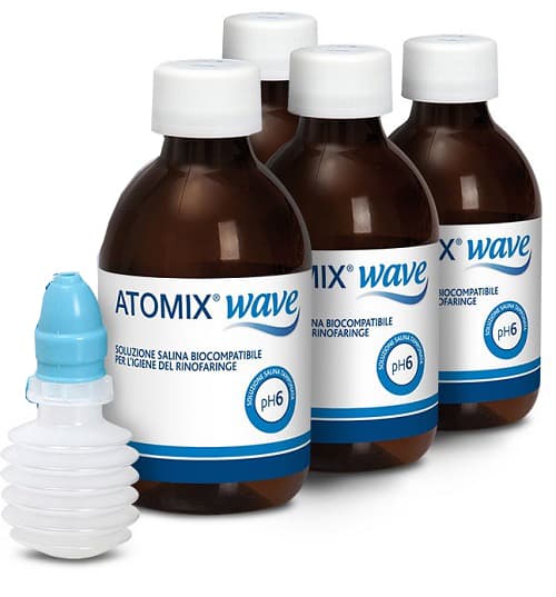 Atomix Wave Kit Igiene Rinofaringea 4x250ml