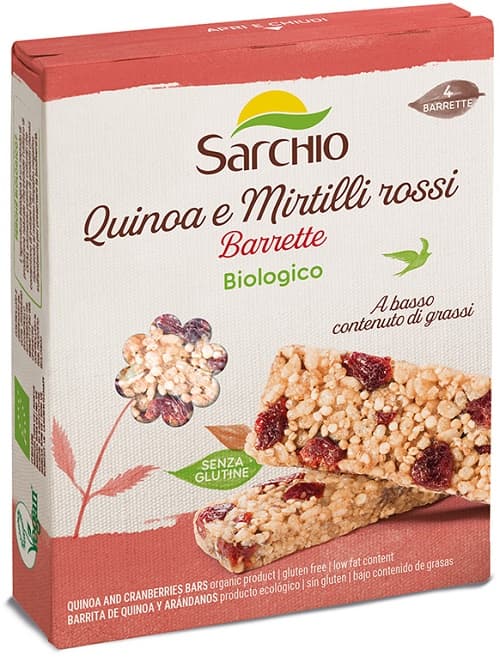 SARCHIO SNACK QUINOA/MIRTIL ROS