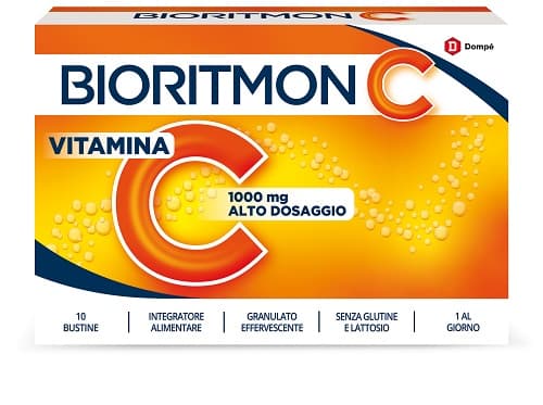 Bioritmon C 1000 Vitamina C per Difese Immunitarie 10 Bustine