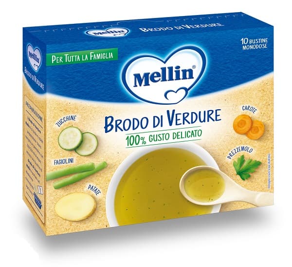 Mellin Brodo Verdure 10 Buste