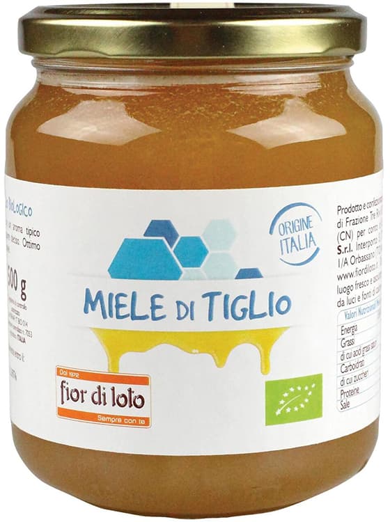 Fior Di Loto Miele Di Tiglio Biologico Dolcificante 500g
