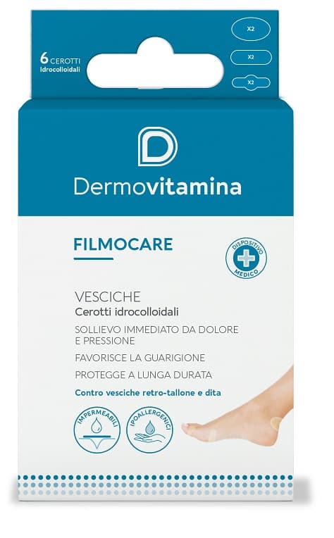 Dermovitamina Filmocare Cerotti Idrocolloidali Vesciche 6 Pezzi