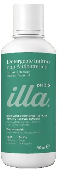 Illa Detergente Intimo Antibatterico ph 3,5 500 ml