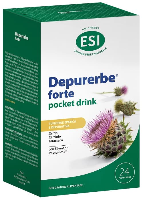 Depurerbe Forte Pocket Drink 24 Pezzi 20 ml