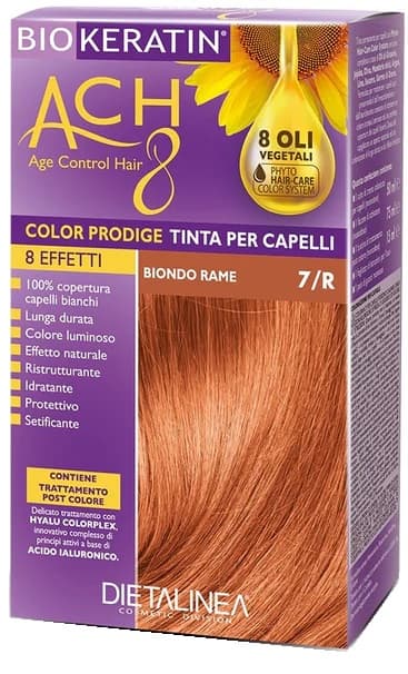 Biokeratin Ach8 Tintura 7/r Biondo Rame