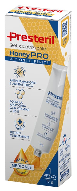 Presteril Honeypro Gel Idroattivo Cicatrizzante 15 G