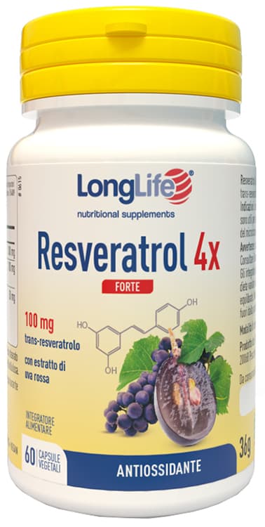 Longlife Resveratrol 4x 60cps